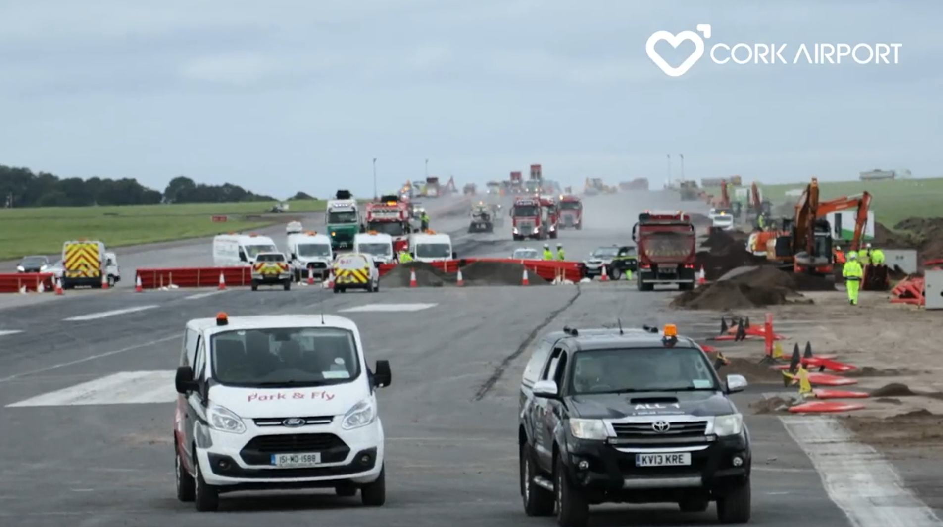 cork-airport-6 pipe being installed on a runway at cork airport in ireland