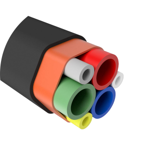 Microduct assembly hybrid