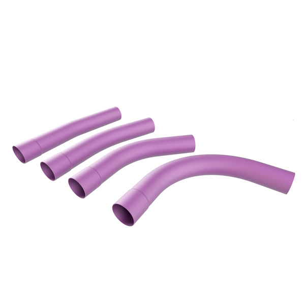 PVC Bends Short Purple
