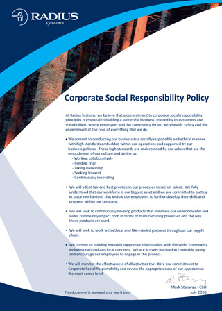 Corporate Social Responsibility