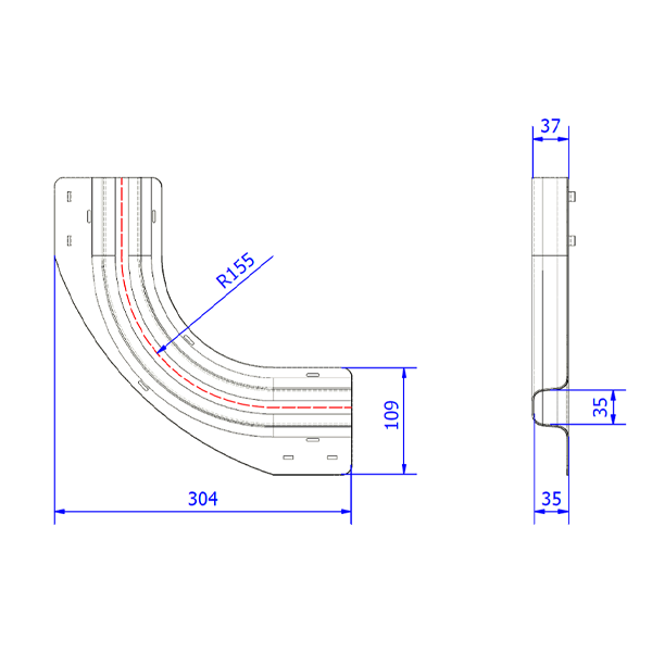 Duct Limiter Drawing
